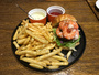 The Harbor Shrimp Burger and the Queen's Time Cafe'