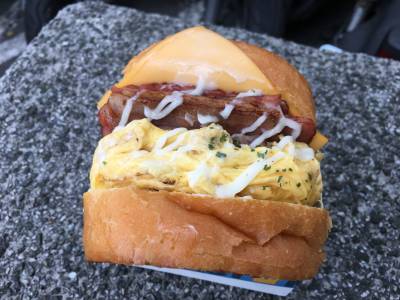 Breakfast Super Sandwich at Toast Man Taiwan